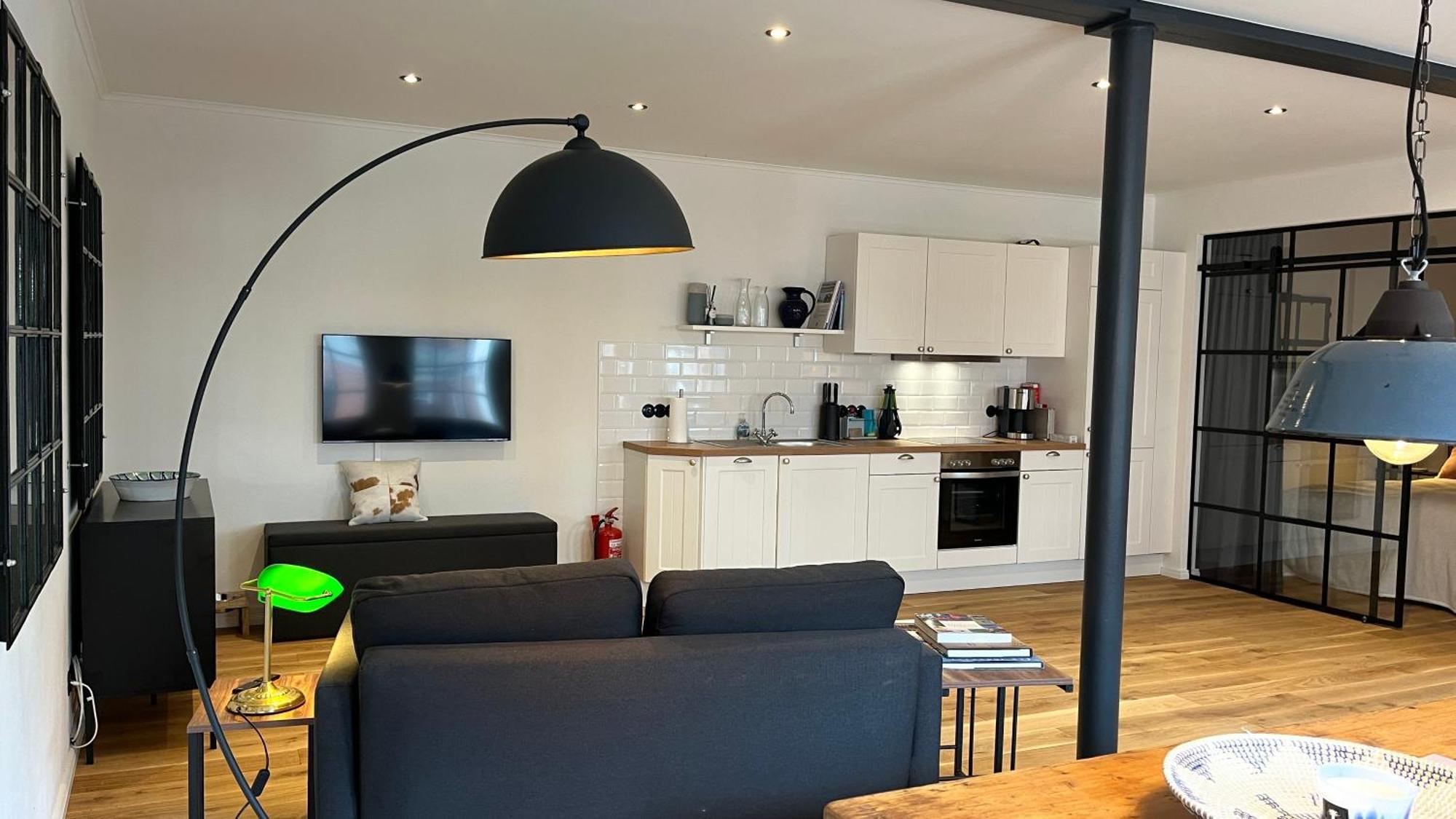 Loftwohnung 2 Simmerdeis An Der Gracht Friedrichstadt Kültér fotó
