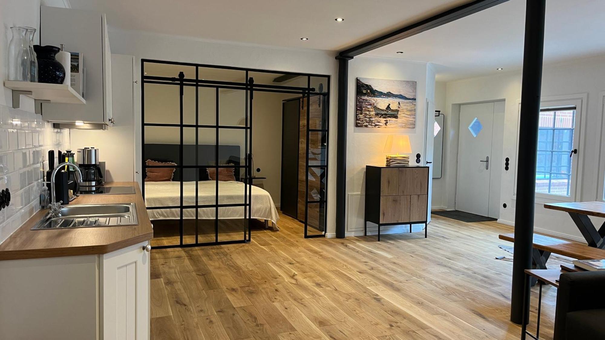 Loftwohnung 2 Simmerdeis An Der Gracht Friedrichstadt Kültér fotó